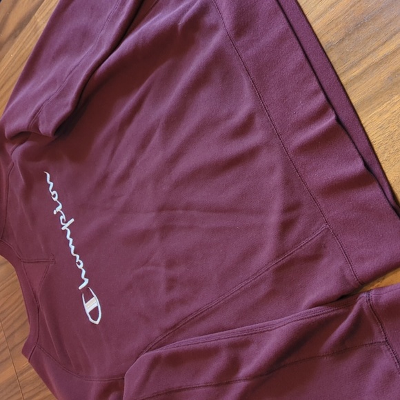 Champion crew neck size M burgundy - Picture 7 of 11